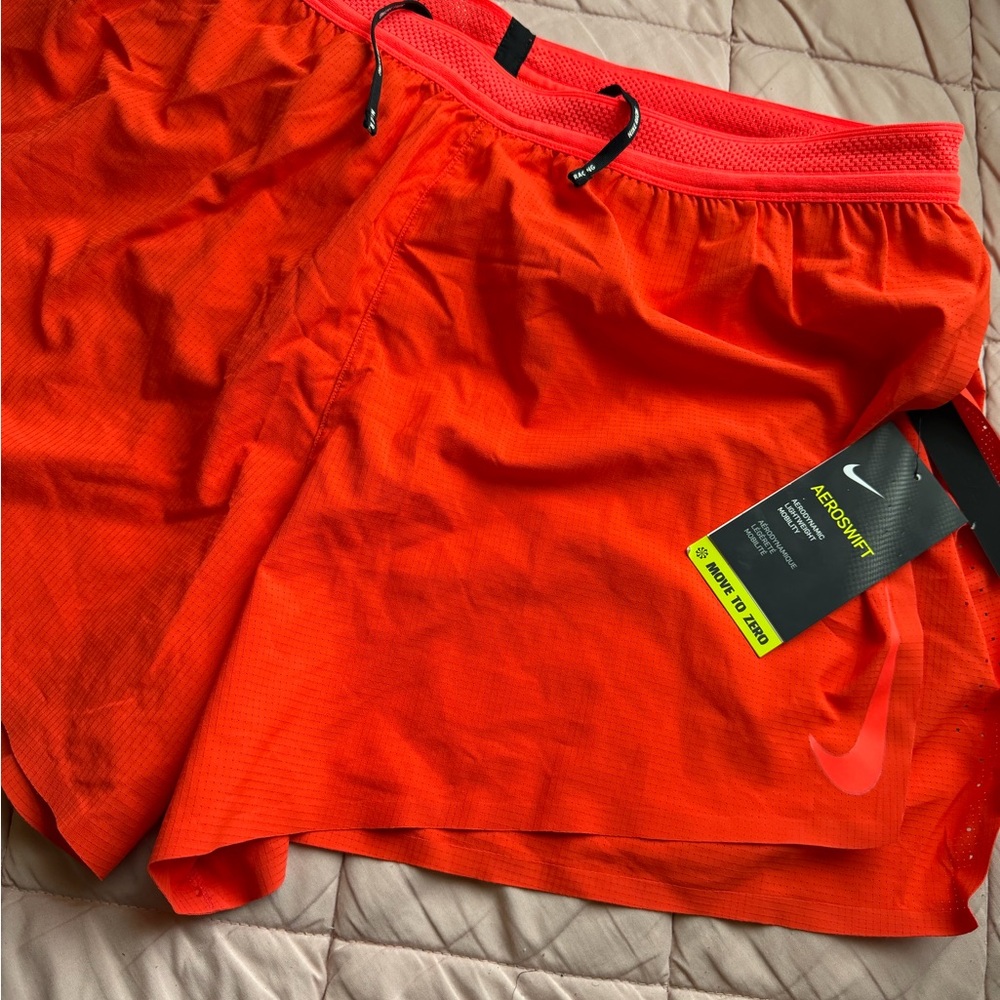 Nike Aeroswift Running Shorts XL NWT Bright Crimson Racing $80 Retail